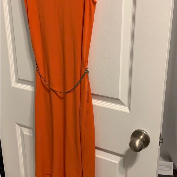 Jennifer Lopez Orange Dress - Picture 4 of 4